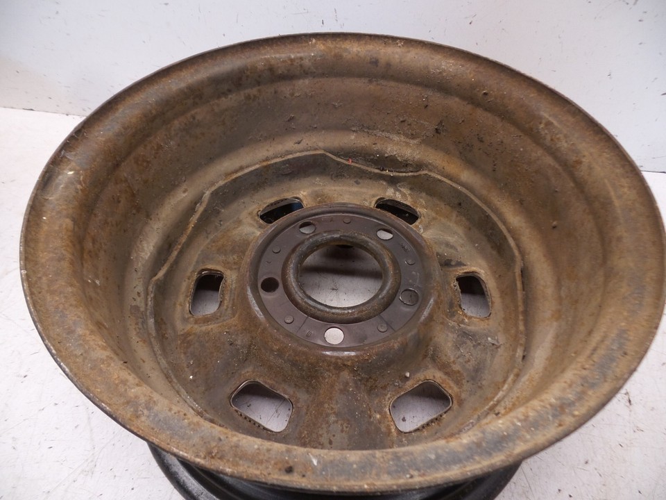 Camaro Chevrolet Chevy II Rally Wheels 14X7 JJ 6 Hole Steel Wheel Rim 4 ...