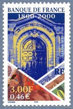 Timbre de 2000 - Banque de France 1800-2000 - N° 3299 Neuf