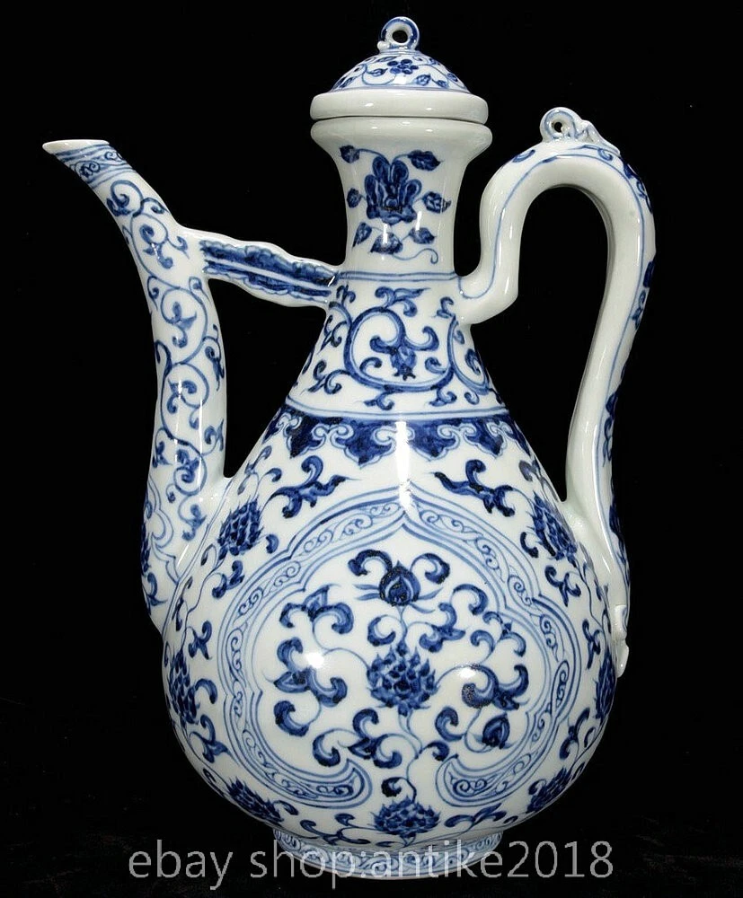 中国古董蓝色罐| eBay