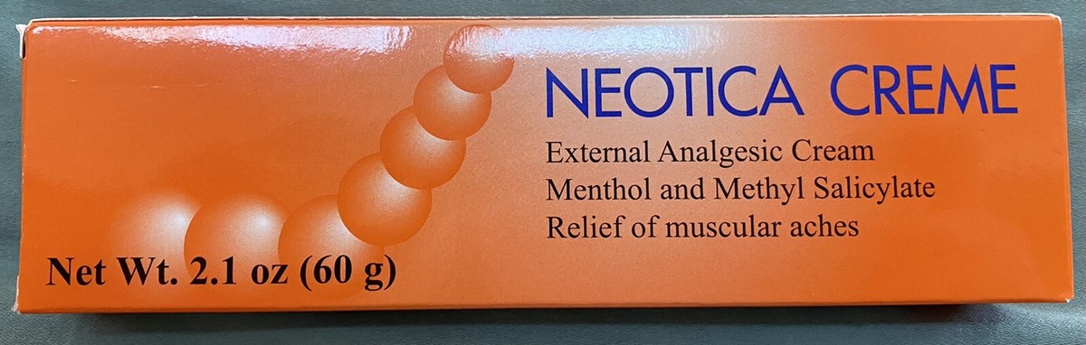 12 X 100g Neotica Balm Analgesic Cream Relief of Muscular Aches