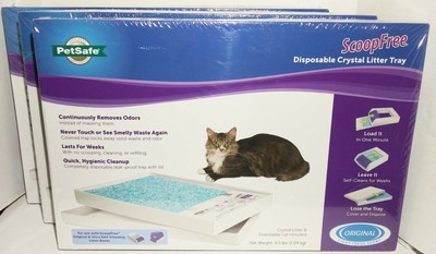 disposable crystal litter tray