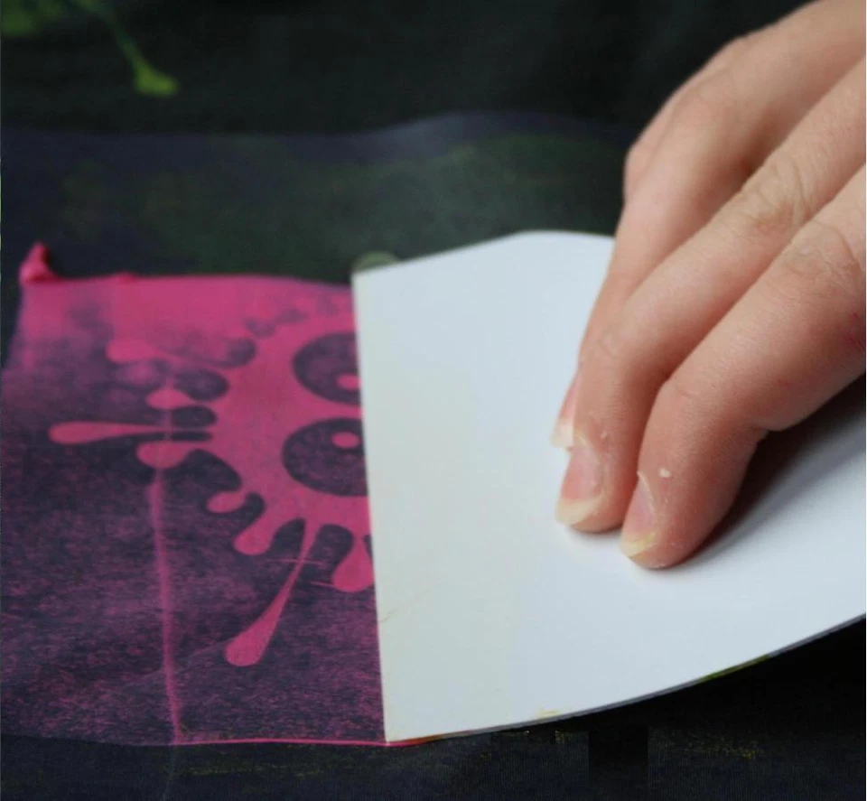 Siebdruck Schablone Wellness Asia Entspannung, zum Auftragen von Farbe, Rayher - Bild 3 von 4