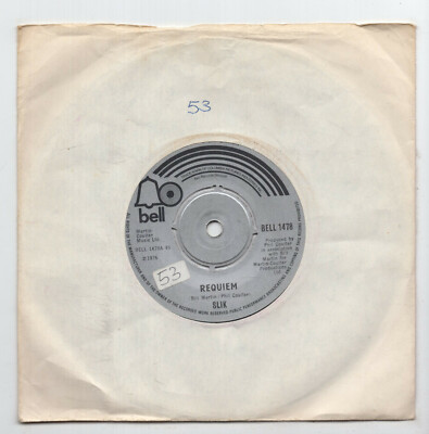 (K792) Slik, Requiem - 1976 - 7'' vinyl