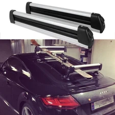 Snowboard Ski Carrier Top Roof Rack Cross Bar w/ Lock For Audi TT A3 A4 A5 A6 A7