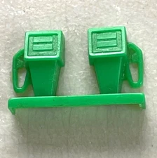 Gas & Oil Pump Miniature Model Electric Train Oil Display 1" wide 1 tall Station