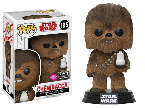 Funko Pop! Vinyl: Star Wars - Chewbacca (w/ Porgs) - FYE (Exclusive) #195