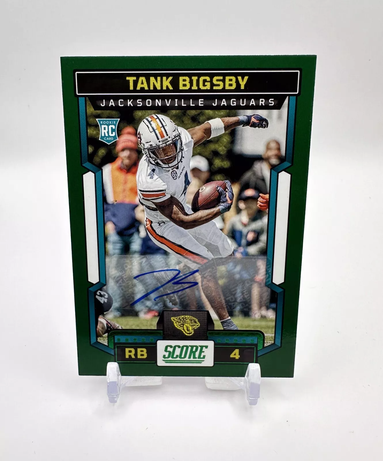 2023 Panini Score Football #324 (Signature Green) TANK BIGSBY [RC]