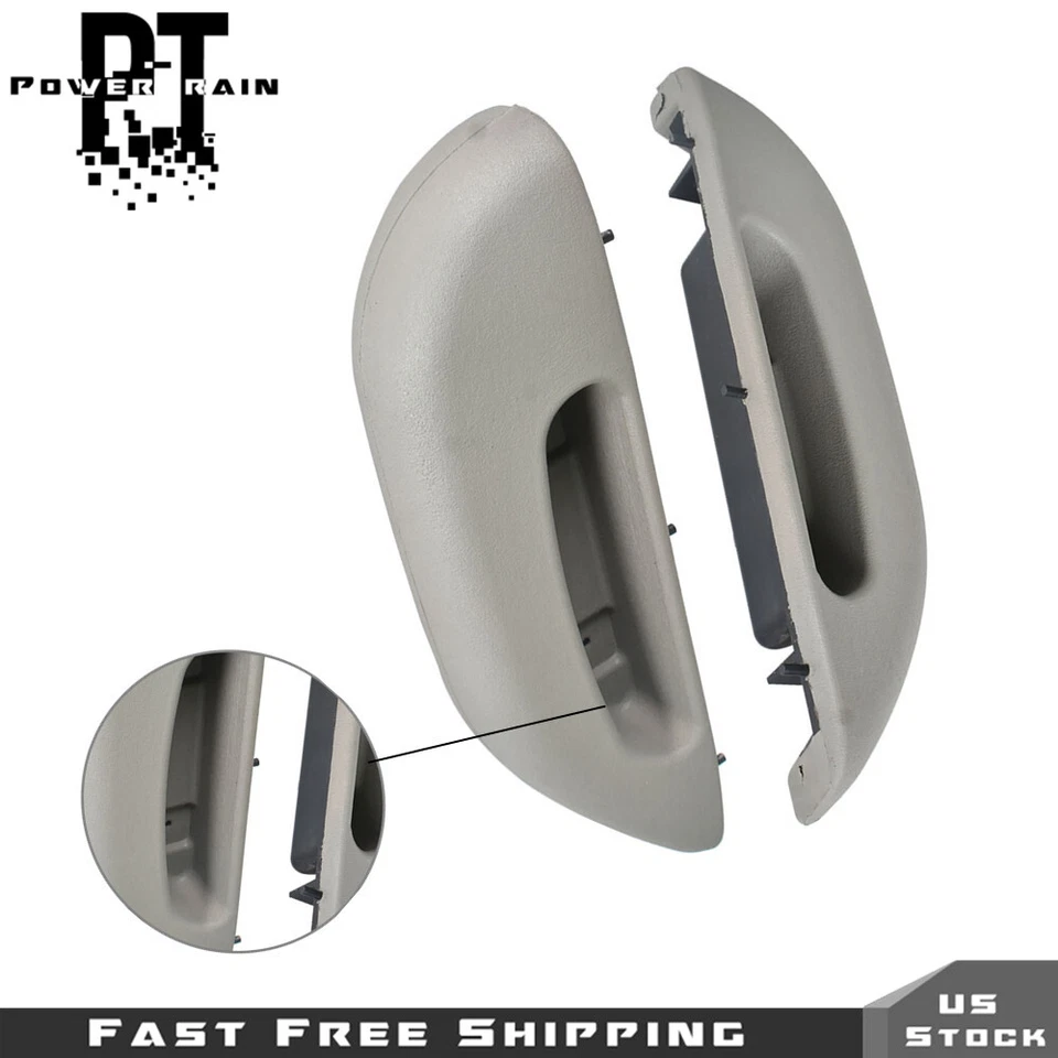 Juego de manijas de reposabrazos interior delantero derecho izquierdo conductor pasajero para 96-02 Chevy GMC Savana Foto 3 de 4