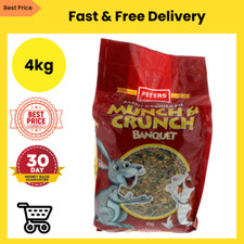 Peters Rabbit and Guinea Pig Munch and Crunch Banquet Pet Food Adult 4kg NEW AU
