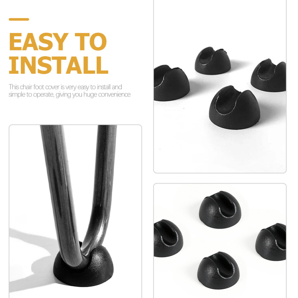 20pcs Table Leg Floor Protectors Hairpin Leg Protector Chair Height