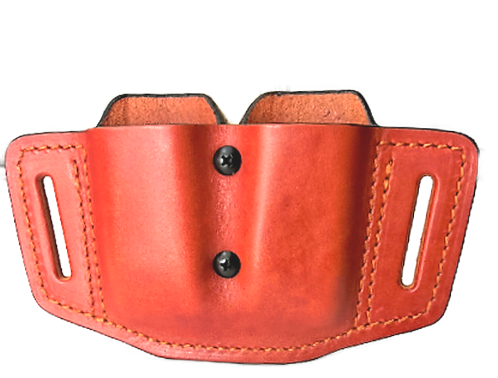 Brown Double Magazine Pouch/Case/Holder for Glock 17/19/22/23/26/27-image