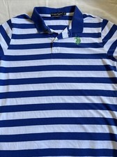 U.S. Polo Assn. Boys Short Sleeve 100 Cotton Polo Shirt Royal Blue XXL 18 