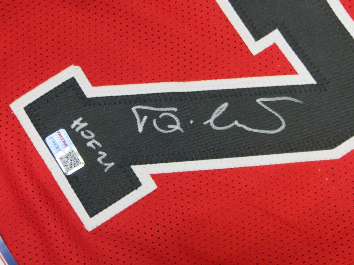 TONI KUKOC CHICAGO BULLS SIGNED SEWN PRO STYLE BASKETBALL