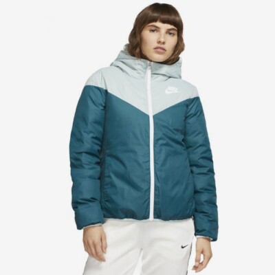 Nike Size S $260 Women's Reversible Puffer Hooded Jacket