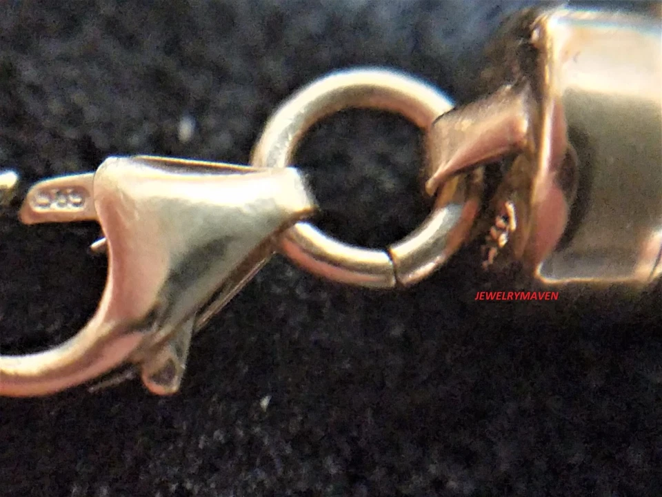 5.5mm 14k MAGNETIC CLASP Converter Solid Yellow Gold Chain Extender 7mm Lobster - Image 4 of 4