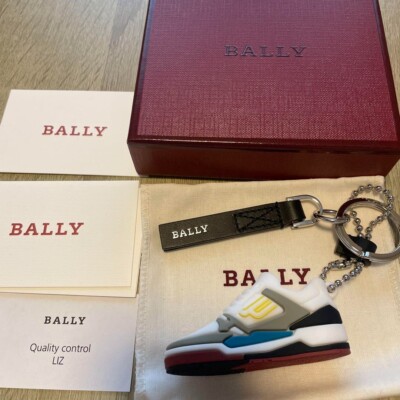 Neu BALLY Schlüsselanhänger Keyring Sneaker