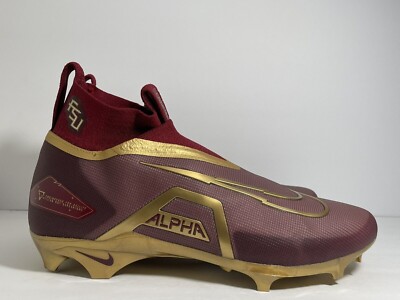 Nike Alpha Menace Elite 3 Florida State Football Cleat DH3353-600