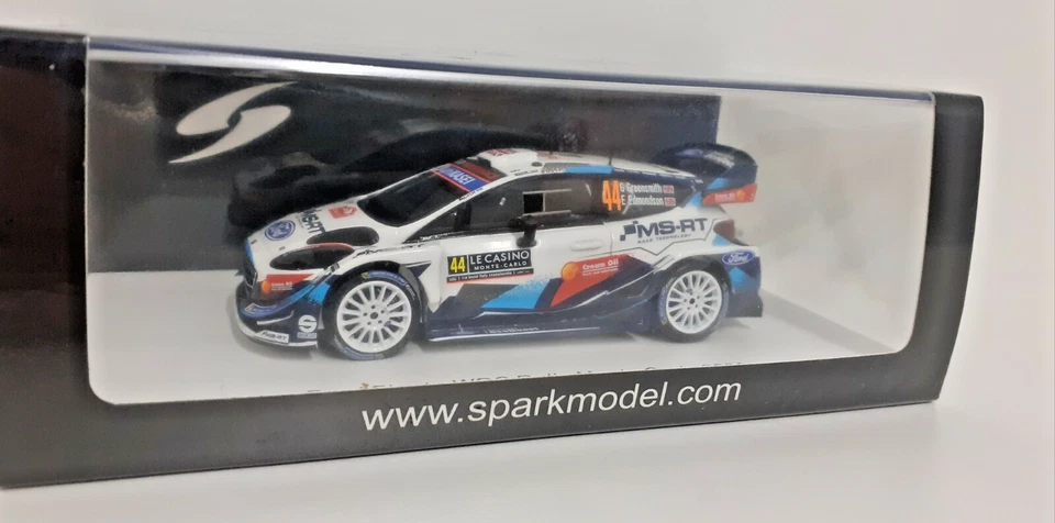 MODELLINO AUTO SCALA 1:43 SPARK FORD FIESTA WRC RALLY MONTE CARLO 2020 DIE CAST - Immagine 3 di 4