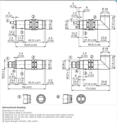 Sick VTE18-4P8712 VTE184P8712 Nuevo ck - Imagen 4 de 7