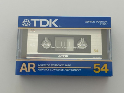 TDK AR-54 Tape Cassette SEALED Japan Market