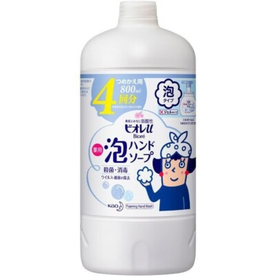 Biore u Foaming Hand Soap Refill 27oz 800ml Mickey Hand Soap Refill Japan