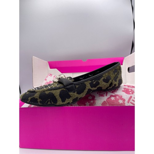 NIB Abbey Dawn by Avril Lavigne Rebel Yell Punk Flattie in Leopard size 6 - Picture 5 of 8
