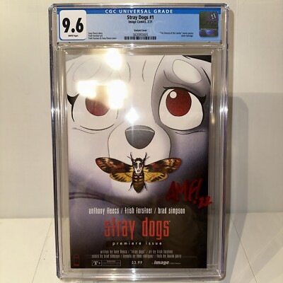 Stray Dogs 1 - Silence Of The Lambs CGC 9.6 / Signed By Tony Fleecs 2022