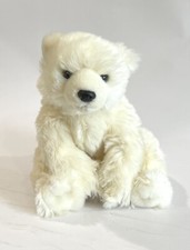 Aurora World Polar Bear Cub Plush Stuffed Animal 9  In Seated Position