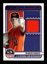 2023 USA Baseball Stars & Stripes U18 World Cup Materials #2 Brandon Herbold