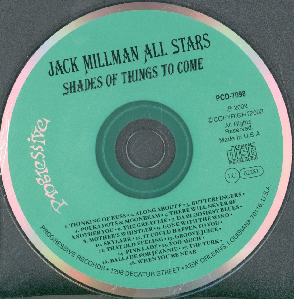 Jack Millman All Stars Shades of Things To Come CD USA Progressive (2) 2002 eBay