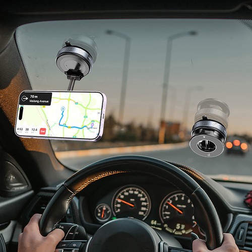 Vacuum Magnetic Phone Holder Stand For iPhone 16 15 14 13 12 For Your Car/Desk - Picture 15 of 20
