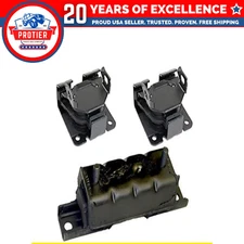 Fits Chevrolet Blazer/S10 4.3L 4WD 1996-2005 Front Motor & Trans Mount 3PCS