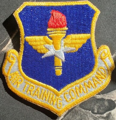 Vintage Air Training Command 3'' Patch USAF Air Force Color Flight Dress NOS 