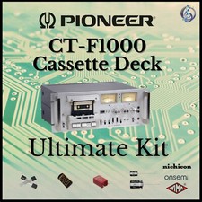 Pioneer CT-F1000 Cassette Deck Ultimate Upgrade Kit Genuine Parts Restoration