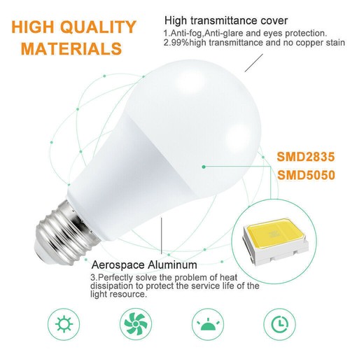RGB Bulb Led Light 16 Colour Changing Remote Control Bayonet Screw Lamp 10W E27 - Picture 11 of 12