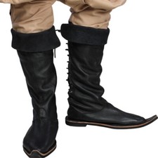 Quality Leather Travellers Boots. Perfect For Re-enactment Stage Costume & LARP