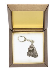 American Cocker Spaniel - Silver Plated Keychain
