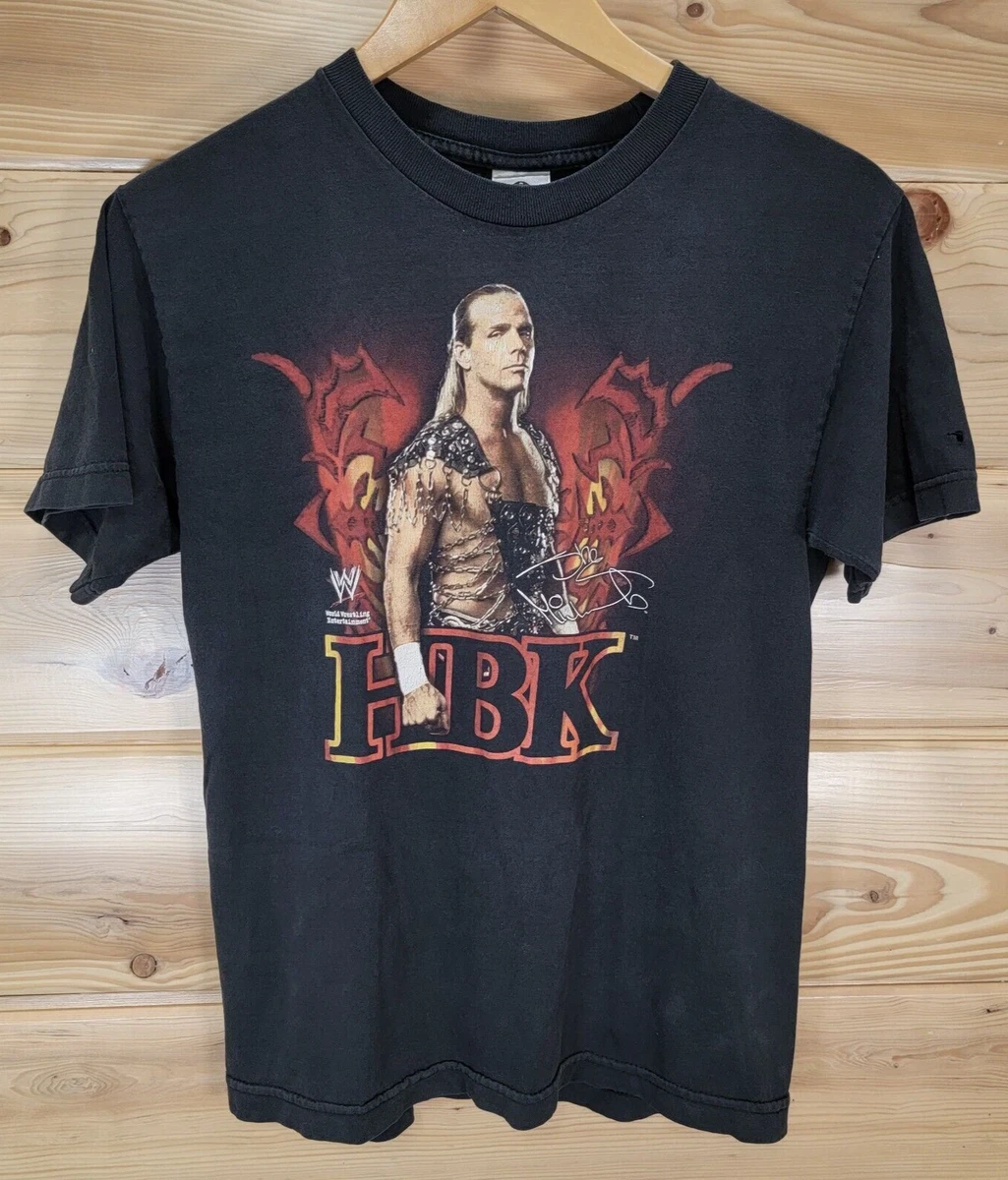 HBK Shawn Michaels Youth T Shirt XL Sweet Chin Music Double Sided Needs Repair