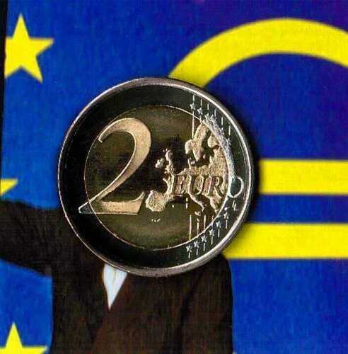 Einzelne Euro-Kursmünzen aus Monaco 1 Euro