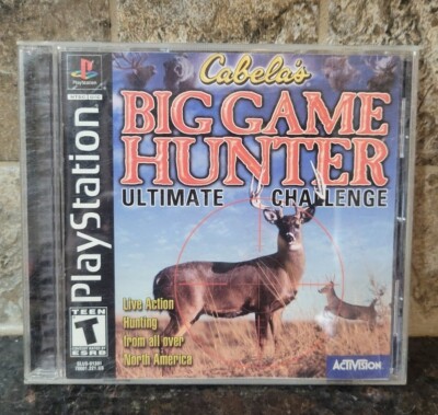 Cabelas Big Game Hunter Ultimate Challenge PS1 PlayStation 1 - Complete CIB
