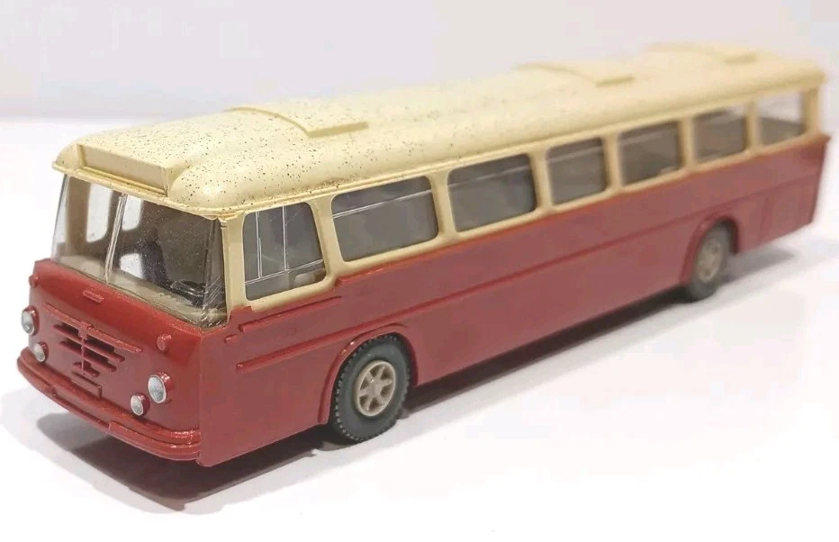 Винтажный Wiking Германия 1:87 Büssing Senator Автобус Редкий Крапчатая Крыша с Коробкой - Изображение 4 из 4