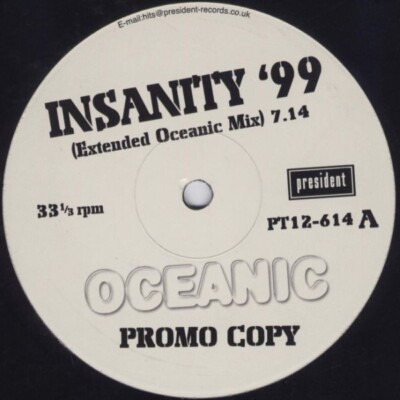 Oceanic - Insanity '99 (12'')