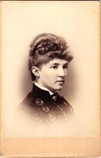 Antique Victorian Cabinet Studio photo - Fancy Lady