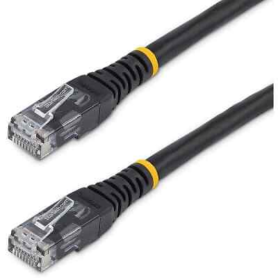 1PC STARTECH.COM C6PATCH7BK Cat6 Ethernet Cable - 7 ft - Black - Patch Cable -