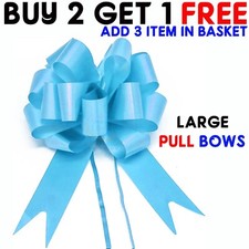 Large 50mm Pull Bow Quality Gift Present Wrap Ribbon Wedding Car Birthday Party