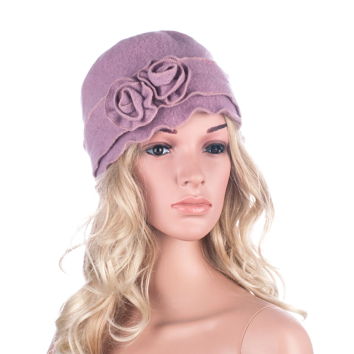 Vintage Harve Benard Purple French Beret Hat Made Of 100% Wool Wool Beret Hat French Cap Winter Artist Painter One Size  main image 2