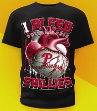 Philadelphia Phillies Bleed Shirt Sizes Youth-6XL