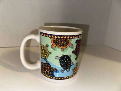 Dan Gilbert Turtle Mug 1994 Da Mart Co San Leandro CA- MADE IN TAIWAN
