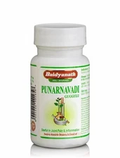 Baidyanath Punarnavadi Guggulu 100% Herbal 80 Tabs (Free Ship)