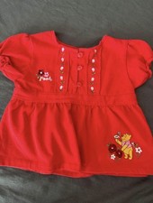 Red Disney Baby Winnie The Pooh 12m Shirt Top